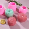 Silicone Mold Diy Aromatherapy Perfect Fit Christmas Plaster Mousse Cake Making Soap Form Candle Apple Durable Material