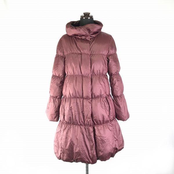 

Strawberry Fields High Ratio 90 Percent Down Coat Outerwear Women M Dark Red Volume Collar Full Zip Strawberry Fields