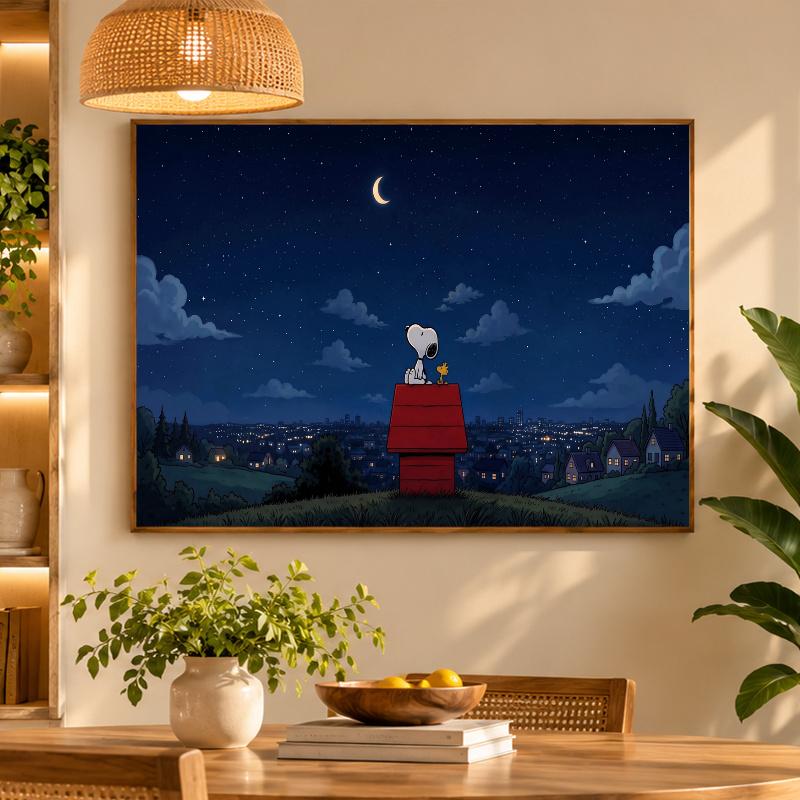 5D Diamond Painting Snoopy Peanuts DIY Full Drill Diamond Art Kit Home Decoration