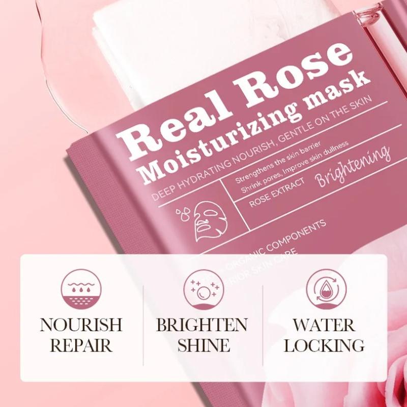 5 Stück SADOER Frucht-Blumen-Duft Gesichtsmaske Feuchtigkeitsspendend Anti-Falten Hydrierend Kamille Blaubeere Gesichtsmasken Hautpflege