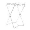 Outdoor Portable Folding Trash Rack Picnic Barbecue Trash Bag Holder Black