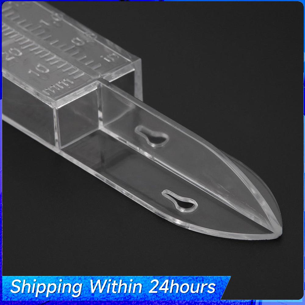 5 in Capacity Rain Gauge Easy-to-Read Home Clear Rain Gauge Rain Water Meter for Lawn Yard Garden Outdoor