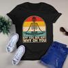 Men's and Women's T-shirts Eff You See Kay Why Oh You Skeleton Yoga Meditation Vintage