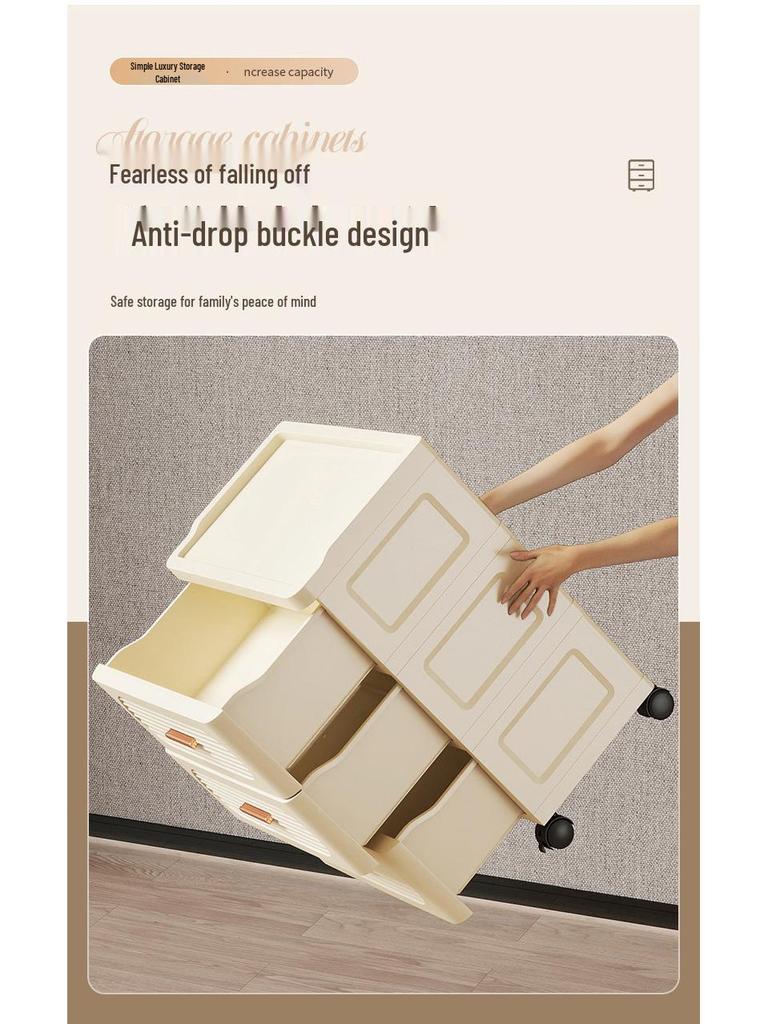 Multi-functional Kids' Storage Cabinet and Bedside Table