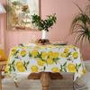 Lemon Tablecloth Decorative Rectangular Kitchen Dining Birthday Party Table Cover Tea Cloth Table Cover Waterproof Mantel Mesa