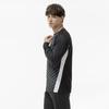 Soccer Wear PRO Field Size S Shirt, Sweat-wicking, Quick-drying, P2MAD505, Unisex, Black,