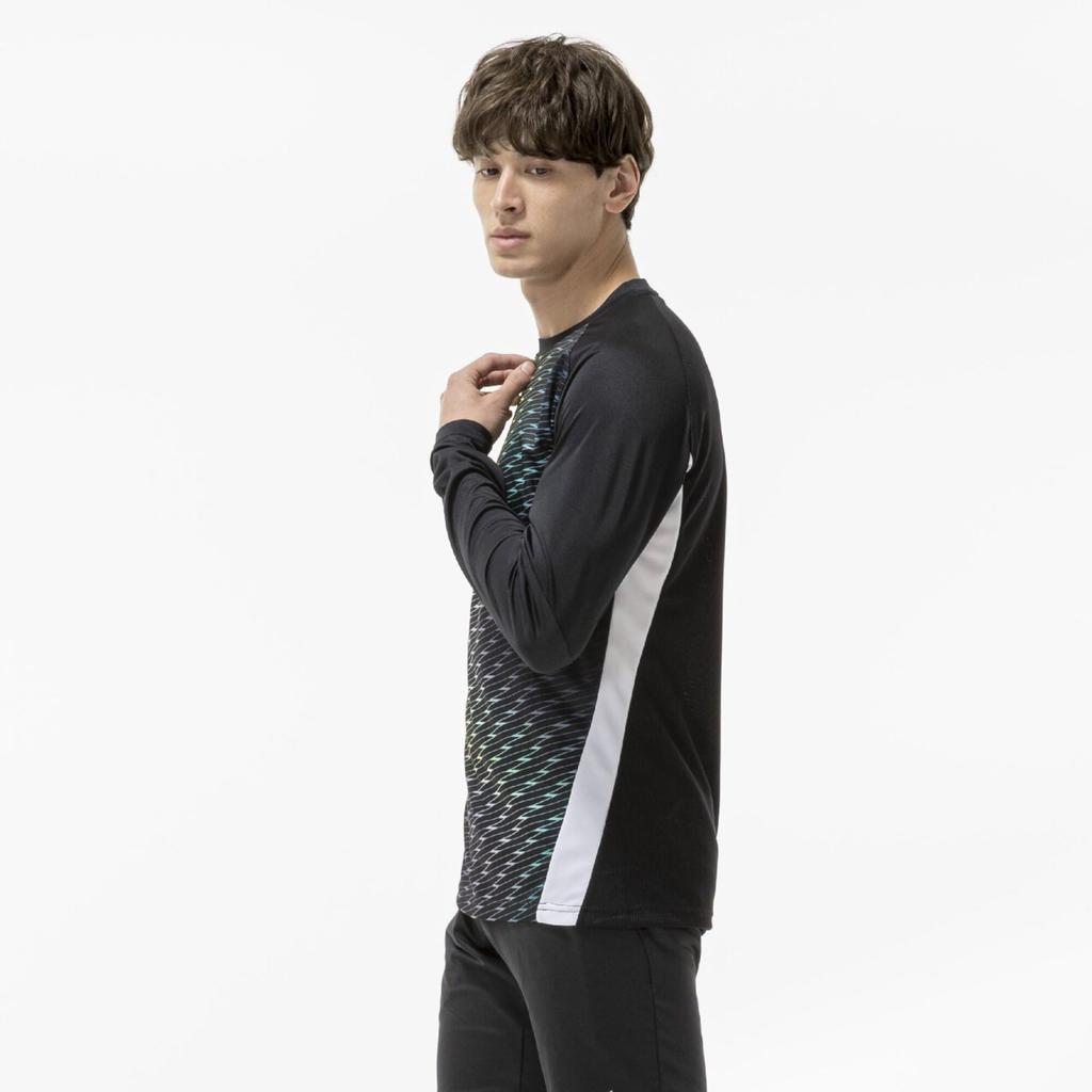 Soccer Wear PRO Field Size S Shirt, Sweat-wicking, Quick-drying, P2MAD505, Unisex, Black,
