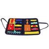 Busy Board Dark Blue Felt Busy Board Montessori Sensory Toys Autism Educational Teaching Aids Childr