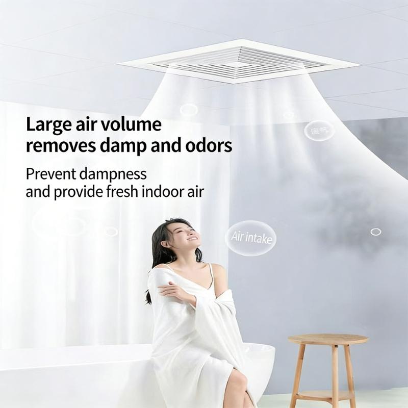 8 Size Bathroom Ventilation Fan Peaceful Operation 150m³ H Capacity Ideal For Bathroom And Garage