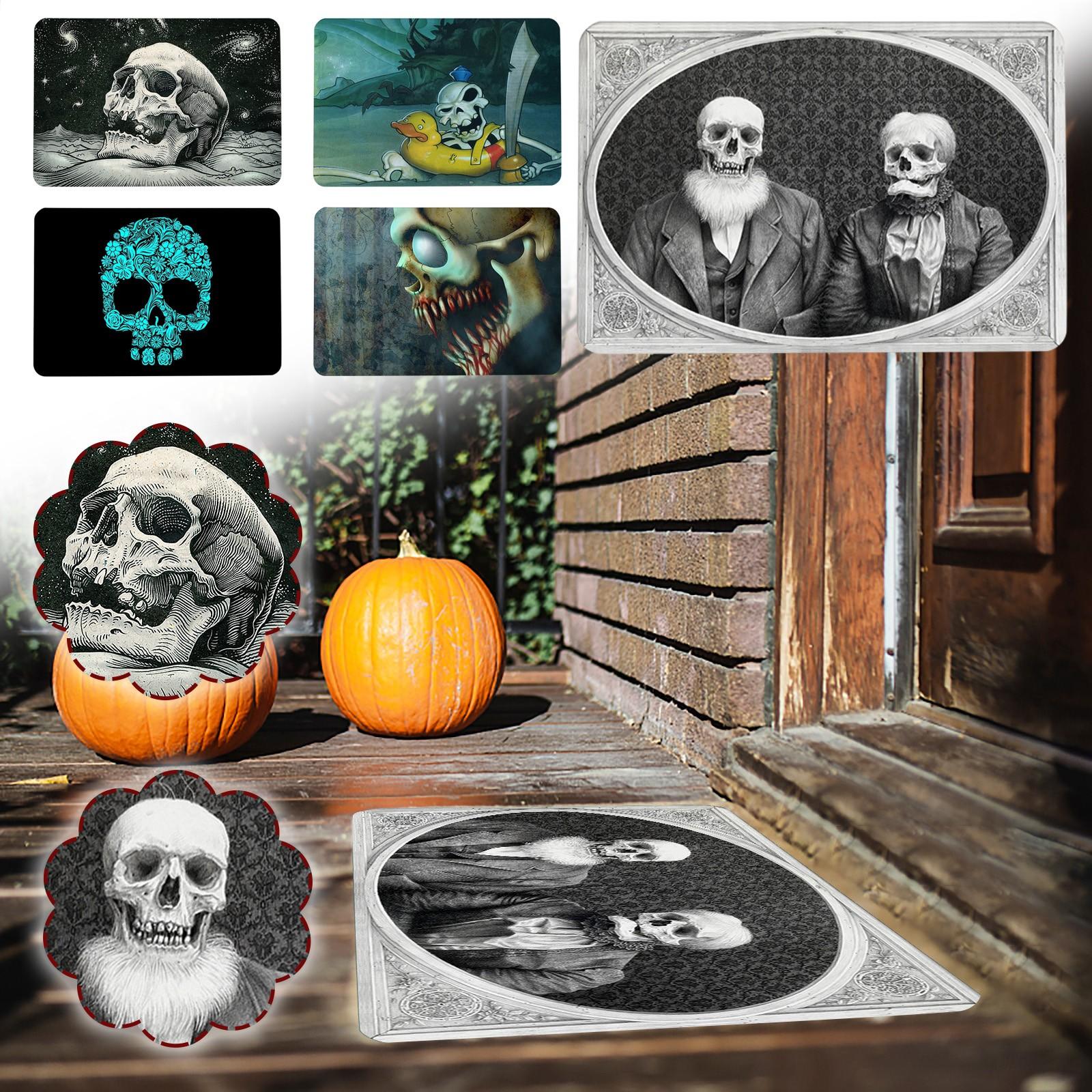 

Halloween Doormat Carpet Welcome Home Mat Non Slip Bottom Indoor Outdoor Carpet