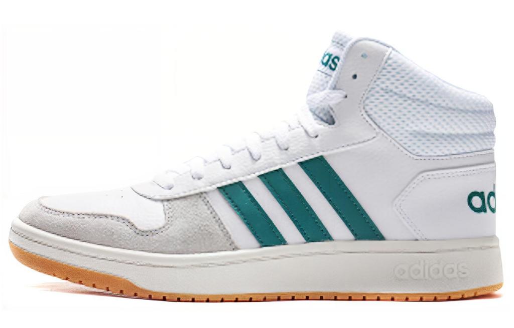 Adidas Hoops 2.0 Mid 'White Green' EE7385