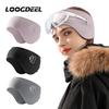 Aquecedor de Orelhas Loogdeel Durável e Seguro para Clima Frio Faixa de Suor para Esqui Faixas de Cabelo Antiderrapantes Bandana Térmica Acessórios de Cabeça Homens Mulheres Faixa de Cabeça de Inverno