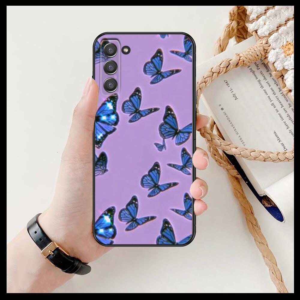 Beautiful Butterfly Pattern Phone cover hull For SamSung Galaxy s6 s7 S8 S9 S10E S20 S21 S5 S30 Plus S20 fe 5G Lite Ultra Edge