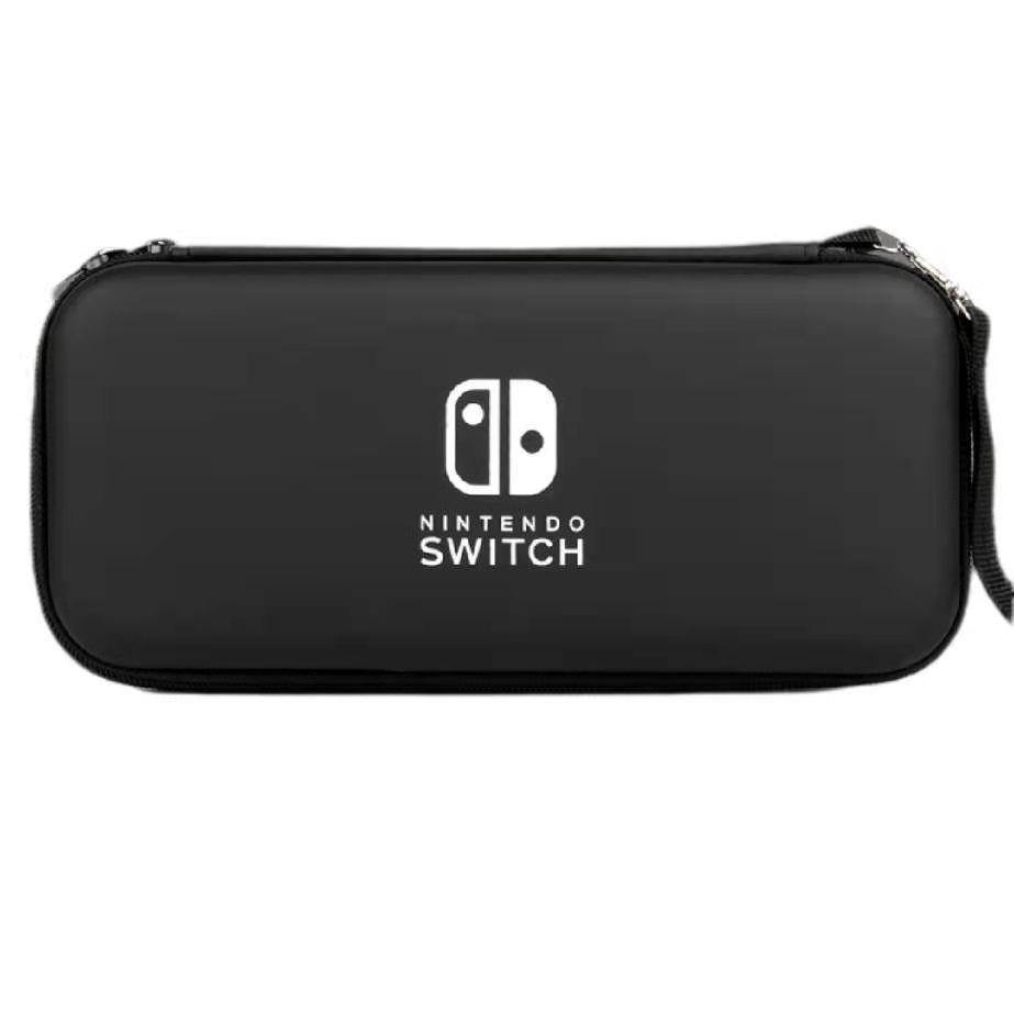 

Защитная сумка EVA на молнии для консоли Nintendo Switch OLED regular with white logo чёрный
