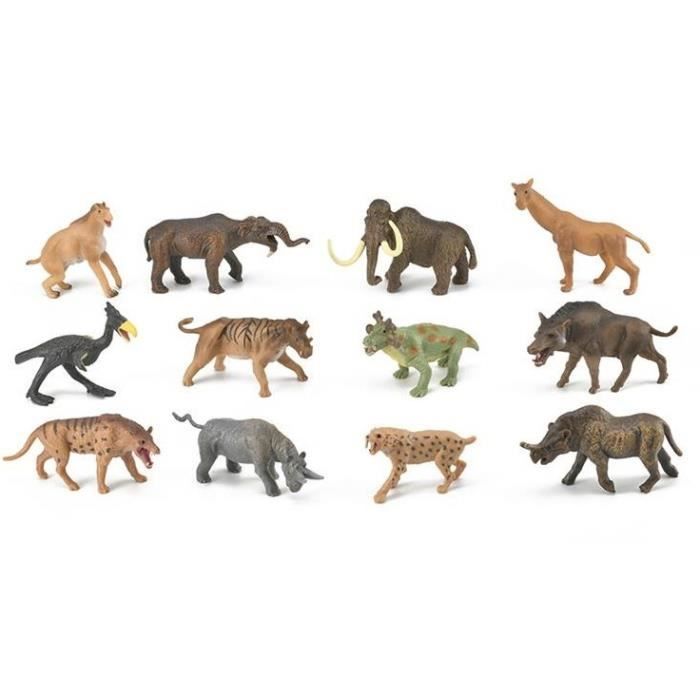 Set de jeu mammifères préhistoriques - Collecta - 12 pièces