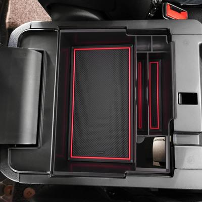 Bandeja organizadora de consola central SXCY para Ford Explorer 2020-2023 2024, compatible con Ford Explorer 2023 2024, accesorios, bandeja de consola con reposabrazos para Ford 2023 2024