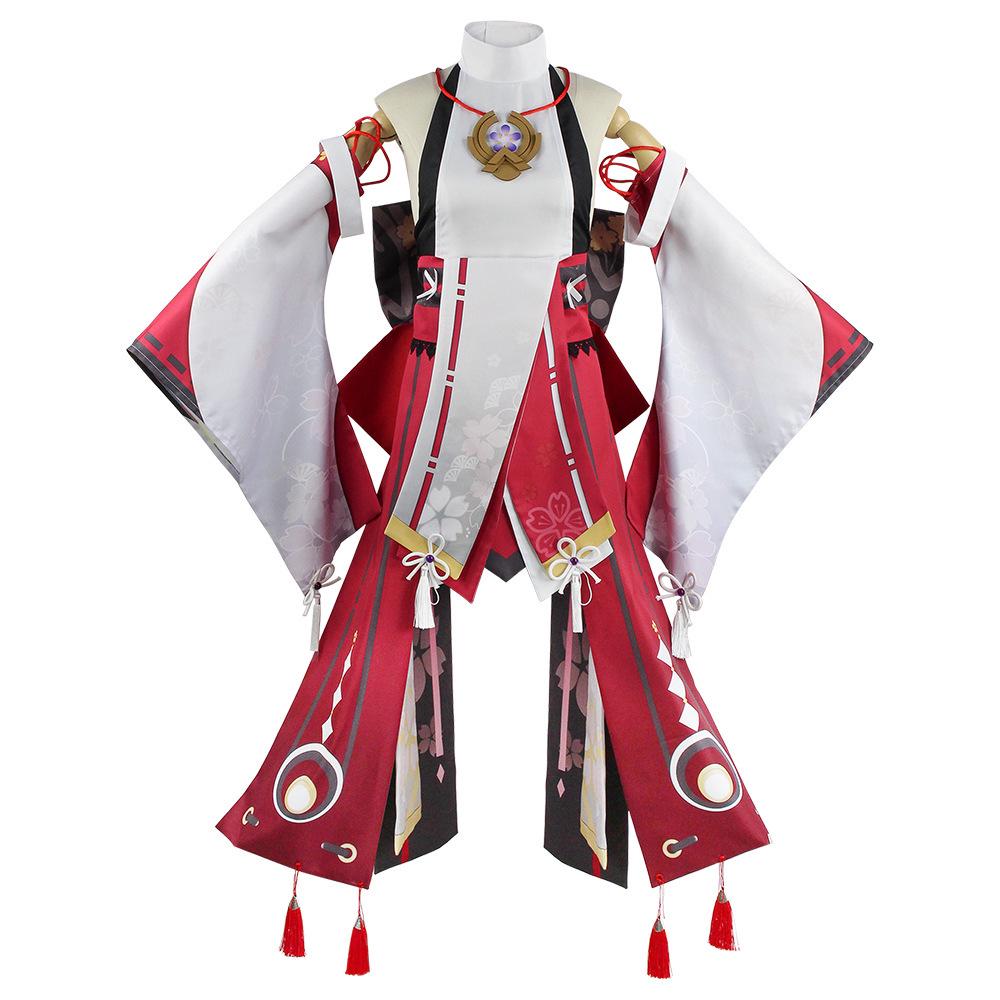 ManYiDuo Yae Miko Cosplay Costume - Genshin Impact Inazuma Style