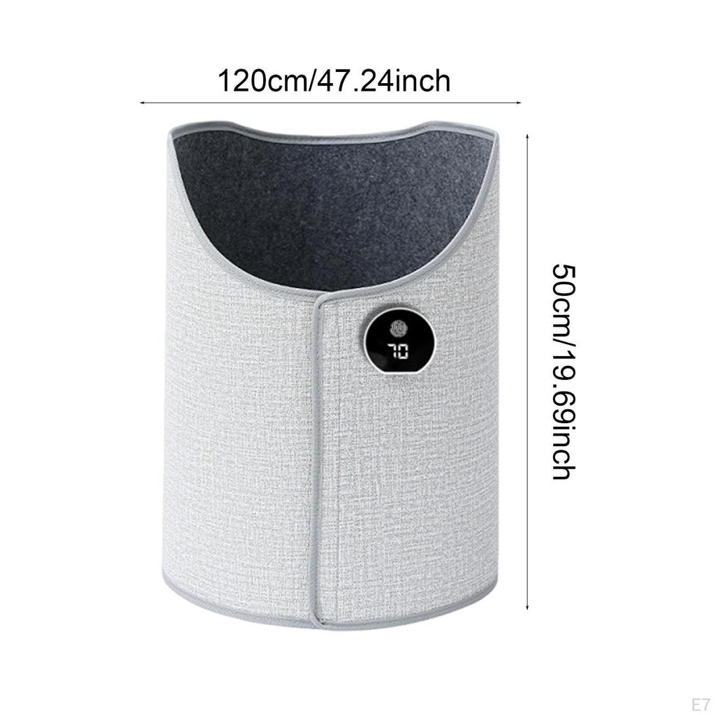 Schreibtisch-Beinwärmer Premium Faltbar Leise Heizung für Studio Zuhause Wohnheim Rosa