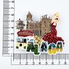 Spain Fridge Stickers Malaga Burgos Cordoba Travelling Souvenirs Fridge Magnets Home Decor Wedding Gifts Magnetic Stickers