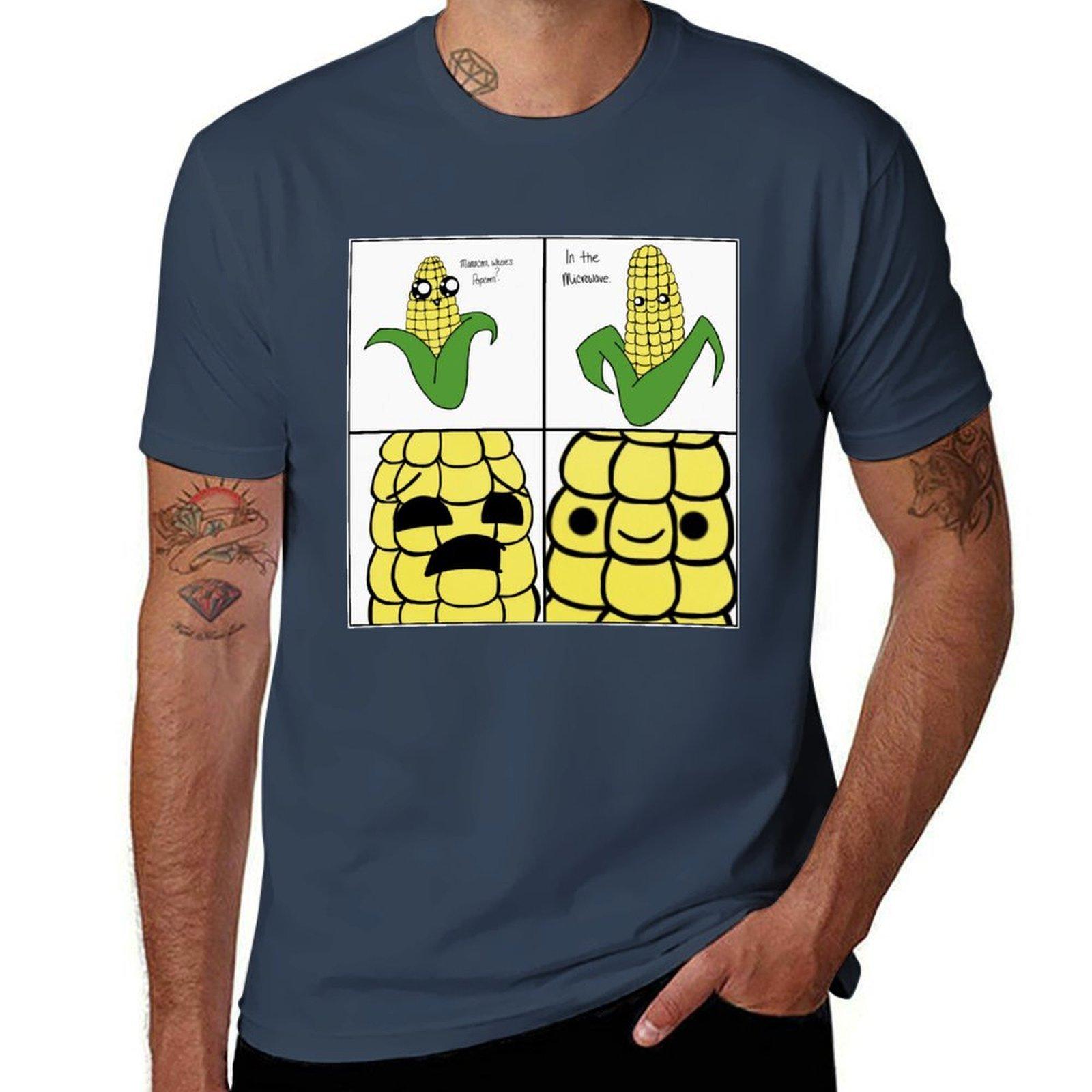 

Popcorn TShirt Summer Sports Quick Dry TShirt S