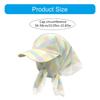 Simple Plaids Head Wrap Hat for Women Soft Lace Trims Headscarf Hat for Female Teens Daily Wear and Social Gatherings