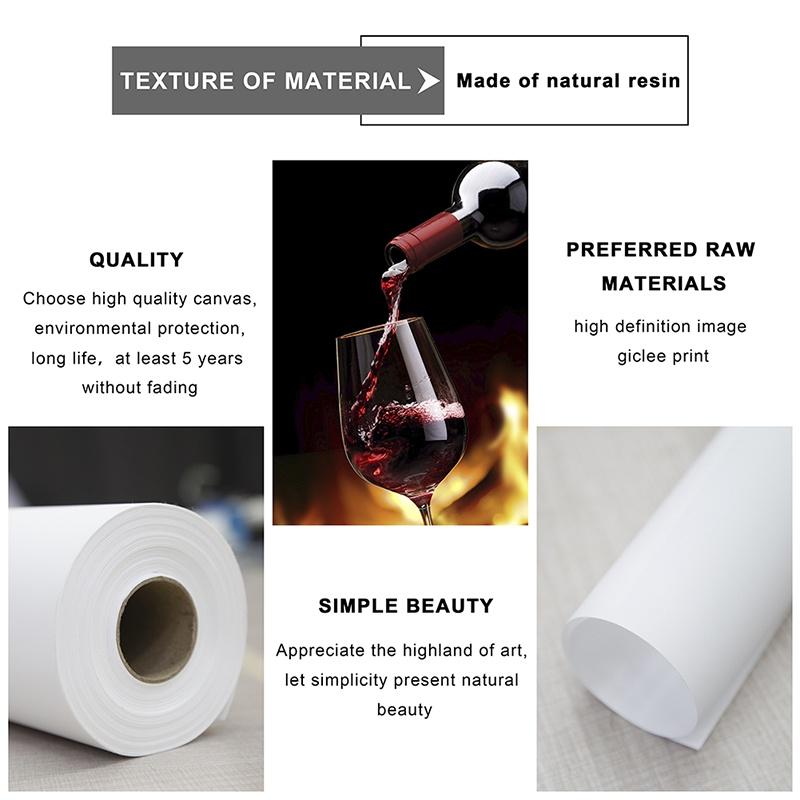 3-formaat canvas inkt schilderij bloemendecoratie poster zonder lijst voor thuis woonkamer muurkunst decor achtergrond