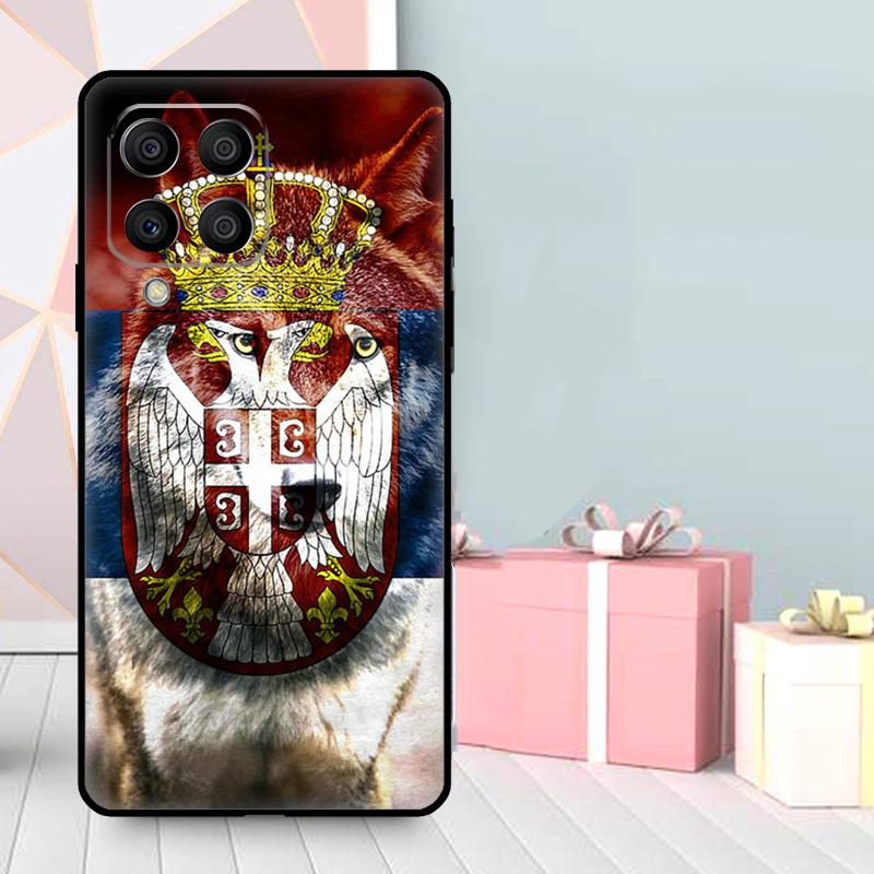 Flag of Serbia Serbian Case For Samsung Galaxy M56 M52 M32 M53 M16 M11 M21 M31 M35 M12 M13 M14 M15 M36 M55 M34 M54