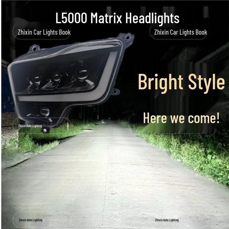 Shaanxi Delong L5000/X5000S/M6000 LED Laser Headlight Assembly Left with Four Lens Laser
