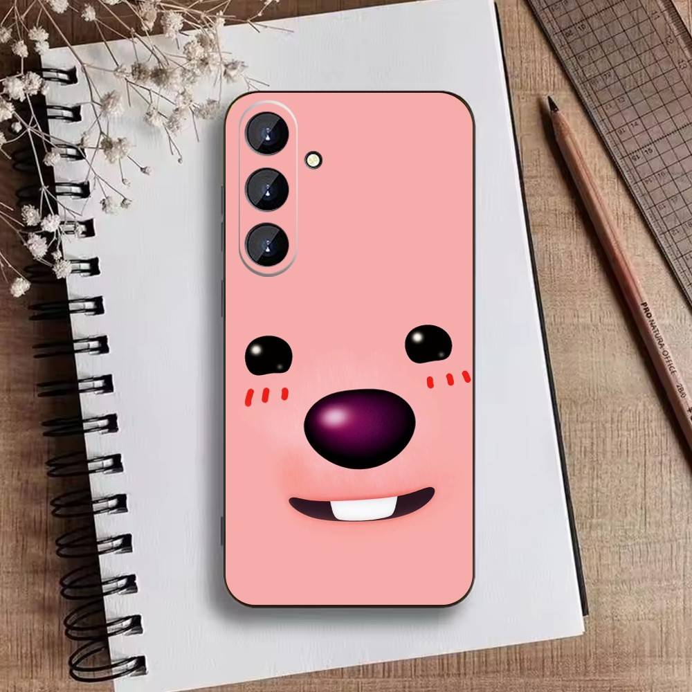 Süße Cartoon K-loopy Handyhülle Für Samsung Galaxy A73,A21s,A22,A31,A52,A53,A71,A41 Weiche Schwarze Hülle