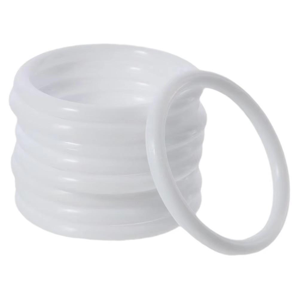10PCS Smooth Surface Plastic Hoops Rings White Macrame Hoops Dream Catcher Making