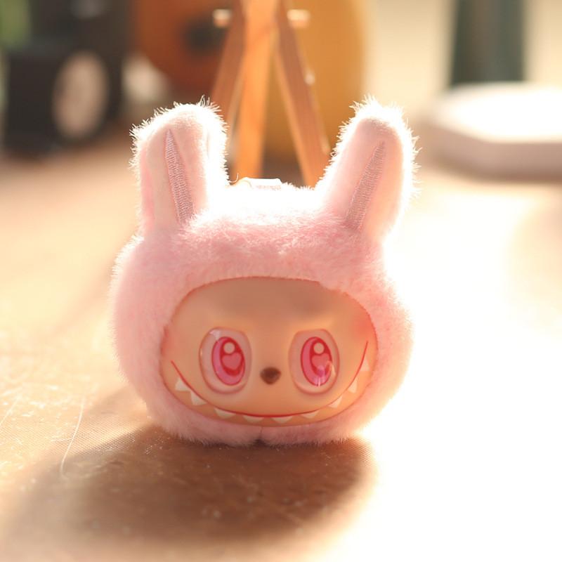Cute Rabbit Plush Keychain Pp Cotton Stuffed Short Plush For Kids Gift