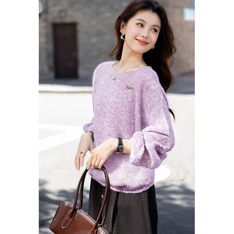 Mokana Women's Autumn/Winter Long-Sleeve Knitted Sweater