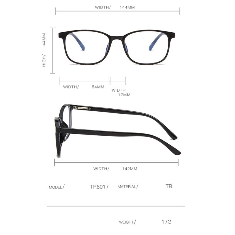 Anti-blue Light Glasses Fashion Square Eyewear Women Men Luxury Daily Eyeglasses Blue Light Blocking Man Lady Computer Eyeglas