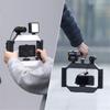 U-Rig Video LED Light Wireless Remote Smartphone Video Light 2 in 1 Ring Light Handheld Light with Bracket for DSLR