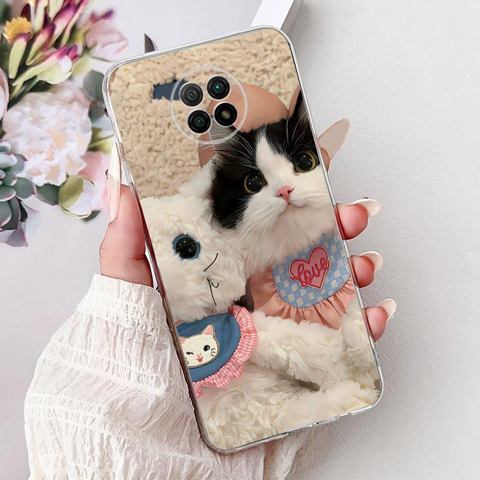 For Xiaomi Redmi Note 9 5G Case Note 9T Cute Painted Cover Soft Silicone Phone Case For Redmi Note 9T Note9 5G Back Cover Fundas