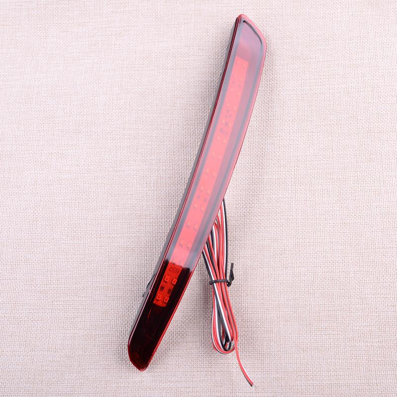 1 Pair LED Rear Bumper Reflector Tail Brake Light Lamp 12V 5W Fit for Ford Mondeo Fusion 2011-2012