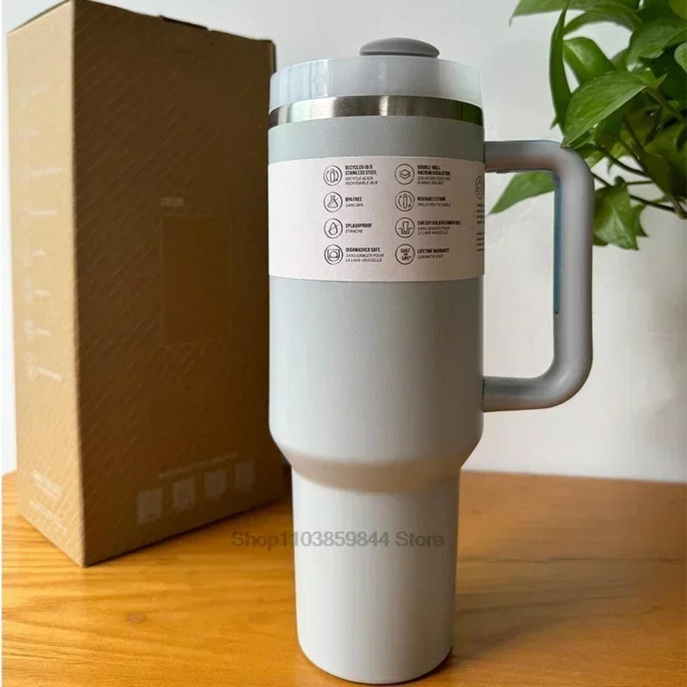 2025 Large Capacity 40Oz Stainless Steel Vacuum Flask - Insulated Tumbler Cup with Lids and Straws, Perfect for Travel