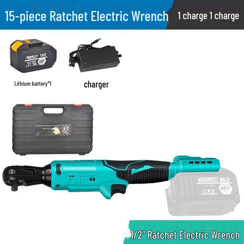 Xianming 36V Brushless Cordless Right-Angle Ratchet Wrench Kit CN plug (adapter included)