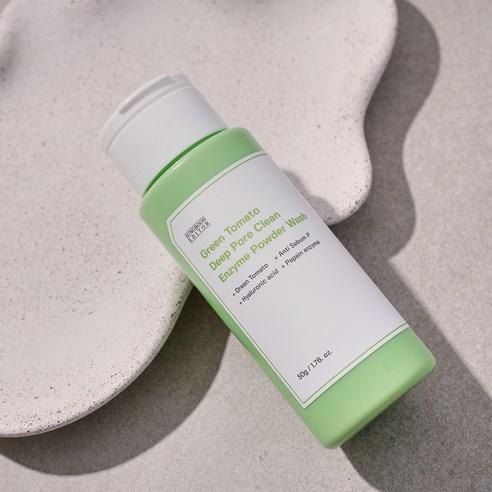 SUNGBOON EDITOR Green Tomato Deep Pore Clean Enzyme Powder Wash Gentle Exfoliating Facial Cleanser 50g
