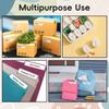 Label Maker Tapes for Phomemo D30, 12mmx40mm 15mmx30mm White Self-Adhesive Label Tape Sticker Thermal Paper Roll for Office Household Supplies