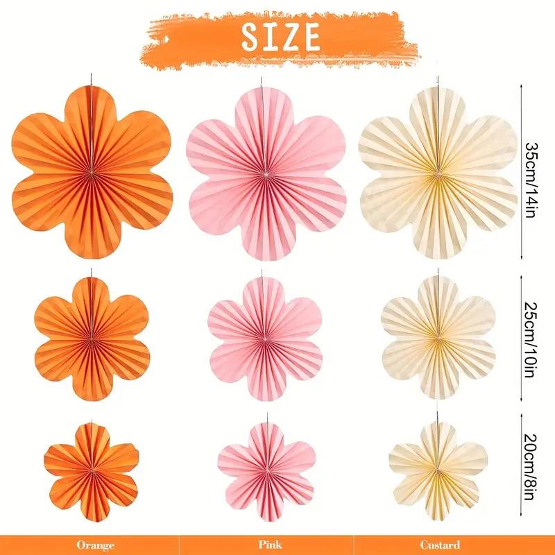 Hängende Dekorationen aus Papierblumen, Feiertagsdekorationen für Valentinstag, Muttertag, Outdoor-Feiertags-Themendekorationen