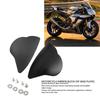 Motorcycle Mirror Block Off Base Plates Decorative Mirror Hole Cover Caps Replacement for YZF R6 R7 2017 2024 Black