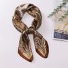 70cm Square Luxury Cashew Print Soft Satin Scarf Ladies Headband Small Hair Scarves Band Female Handkerchief Bandana Foulard