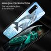 Blue Sea Animal Cute Dolphin Glass Case For Samsung Galaxy S21 S20 Ultra S10 Plus Lite S20fe 5g S10e S9 S8 Bumper Cover Funda