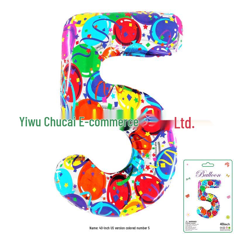 Décoration Bandeau Rayé à Carreaux Vache Dégradé 40" - Grand Chiffre pour Scène de Fête d'Anniversaire de Bébé