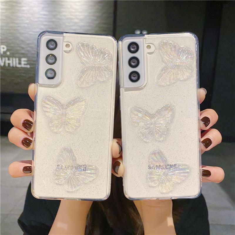 Dream Crystal Butterfly Samsung S11ultra Mobile Phone Case A11 1G Transparent Note11 Epoxy S11 +