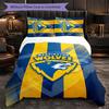 Warrington Wolves Pattern Microfiber 3Pcs Bedding Set Decor Duvet Cover Set For Bedroom Home Use
