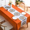 Nordic Imitation Embroidered Tablecloth Wind Waterproof, Oil-Proof And Anti-Scalding Rectangular Pvc Tablecloth Coffee Table Cloth Art