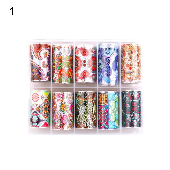 Zarte Nagelaufkleber, abnehmbar, selbstklebend