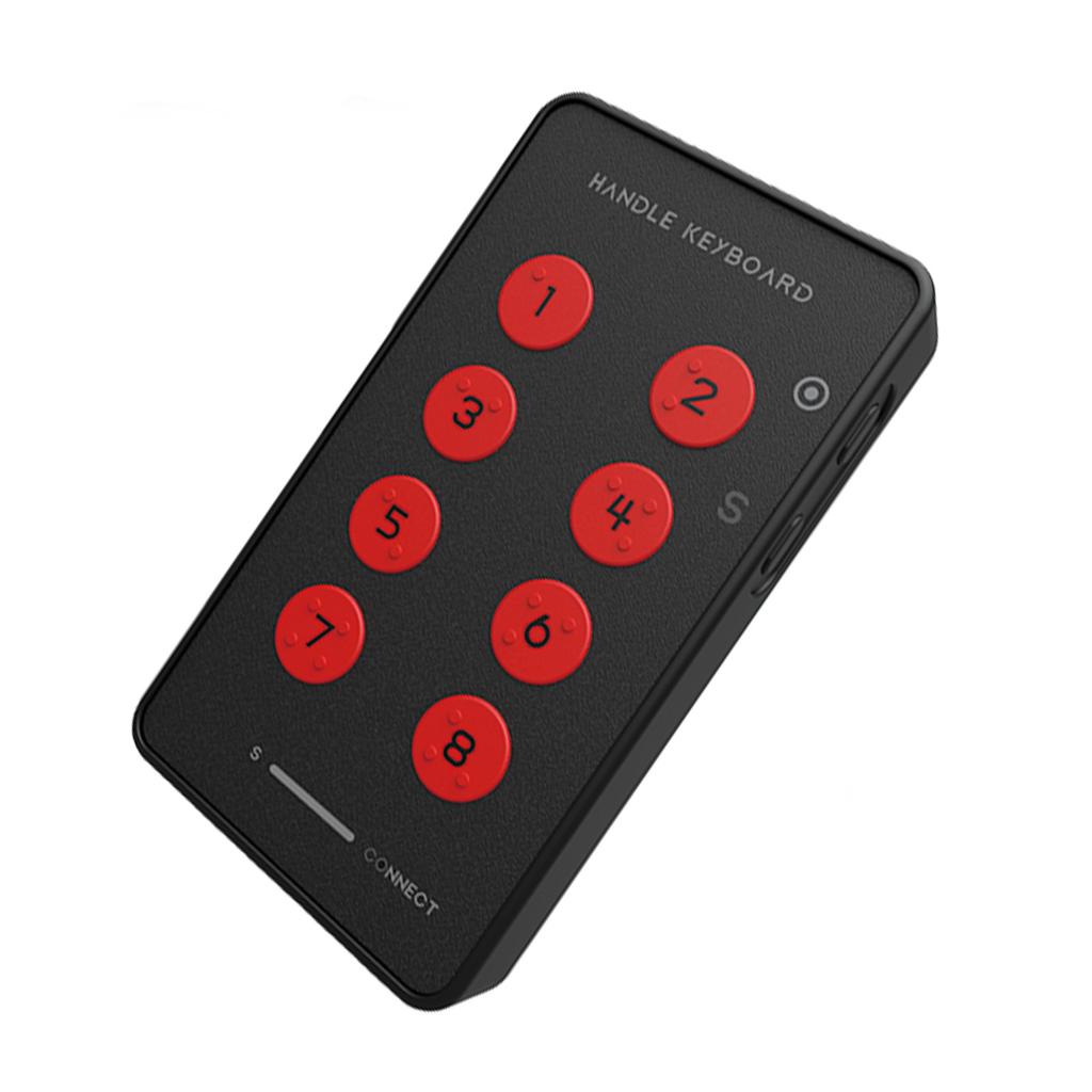 USB Custom Palm Keyboard Multi functional Programmable Keypad Bluetooth Recording Gaming Office Copy Paste Shortcut